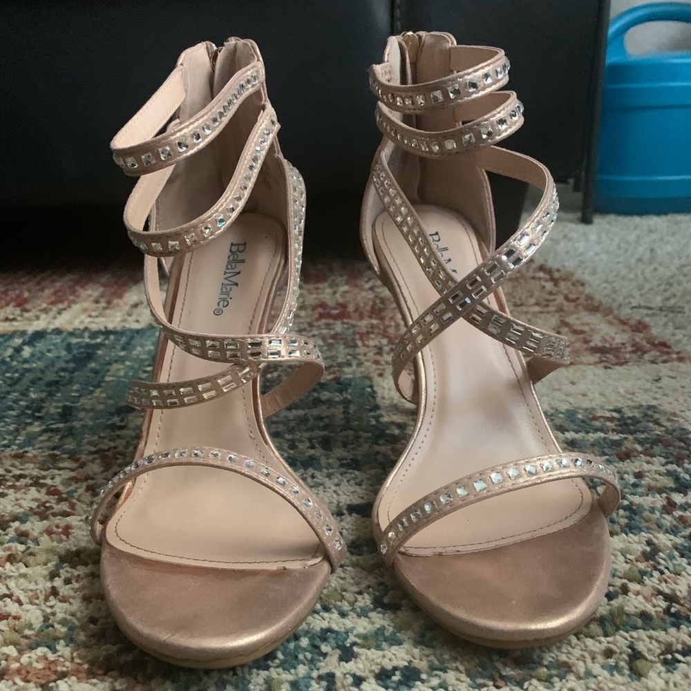 Rose gold heels